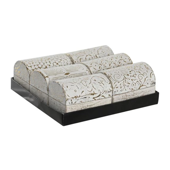 Ékszertartó 7,5x5,3x5,3 cm 6 féle