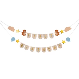 Első születésnapi banner macikkal 2,55 m