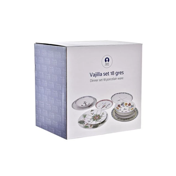 Étkészlet afrika mintás 27x27x2,5 cm S/18