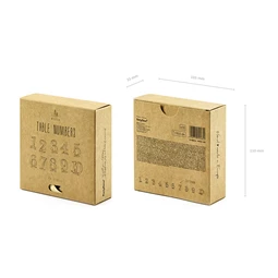 Fa asztali számok 10,5 cm S/10