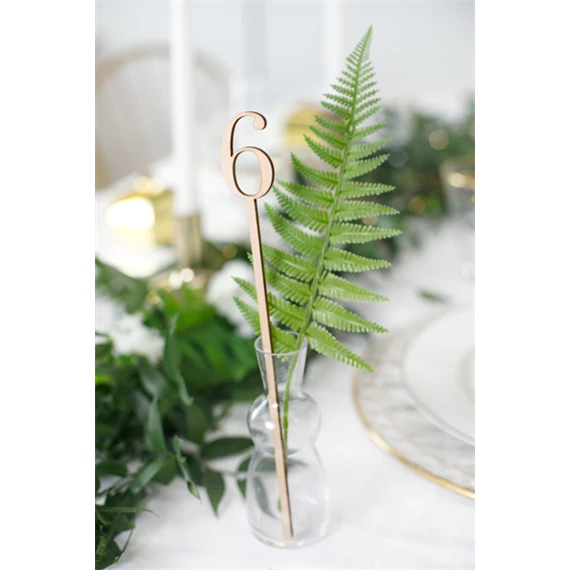 Fa asztalszámok 25 cm S/10