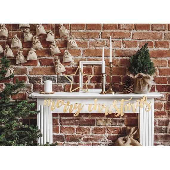 Fa banner Merry Christmas 87x17 cm