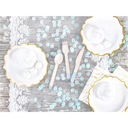 Fa evőeszköz világoskék 16 cm S/18