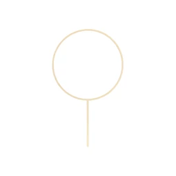 Fa tortadísz karika 24,5 cm