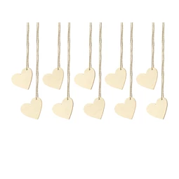 Fa ültetőkártya szívek, 6x5 cm S/10