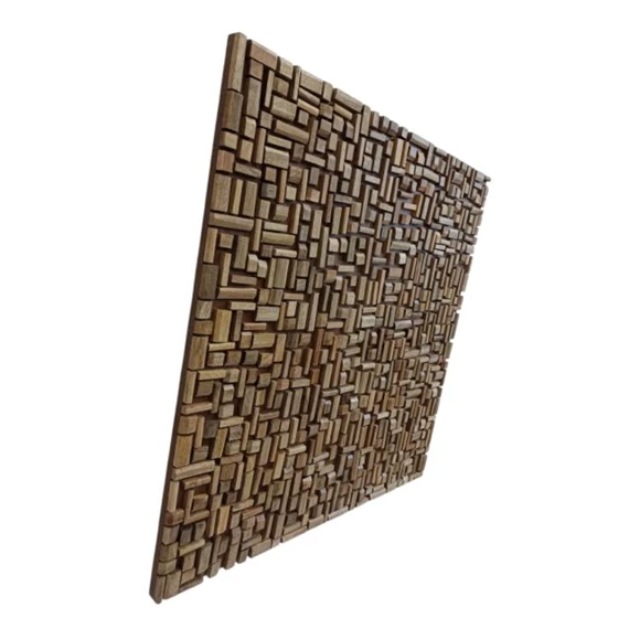 Fali dekoráció, 3D 90x3x90 cm