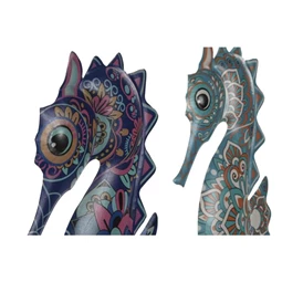 Fali dekoráció csikóhal 22x1,5x46 cm 2 féle