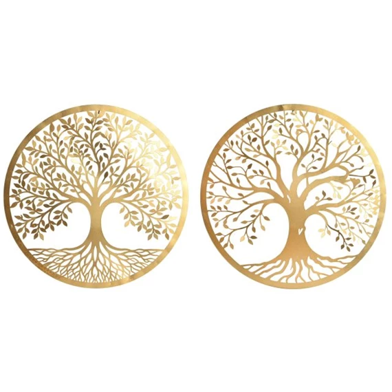 Fali dekoráció, életfa 60x1x60 cm 2 féle