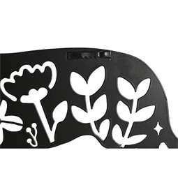 Fali dekoráció kutya 40x1x33 cm 4 féle