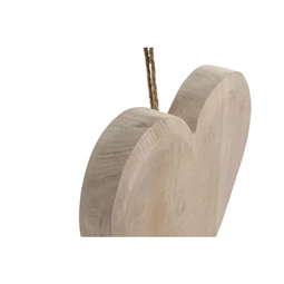 Fali dekoráció szív 30x5x30 cm S/3