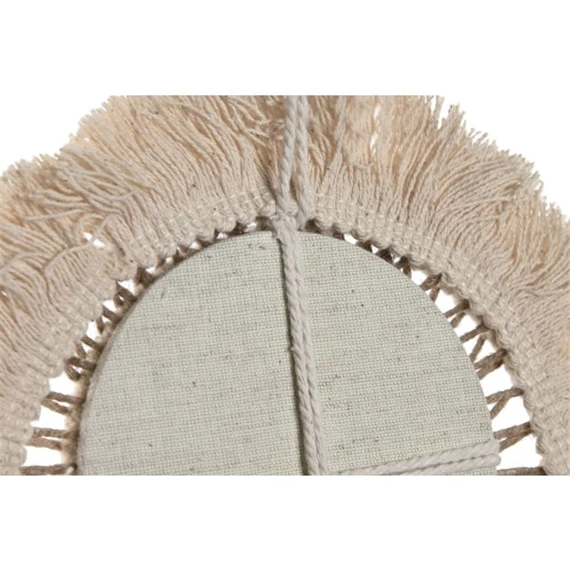 Fali dekoráció tükörrel 20x1x20 cm S/3