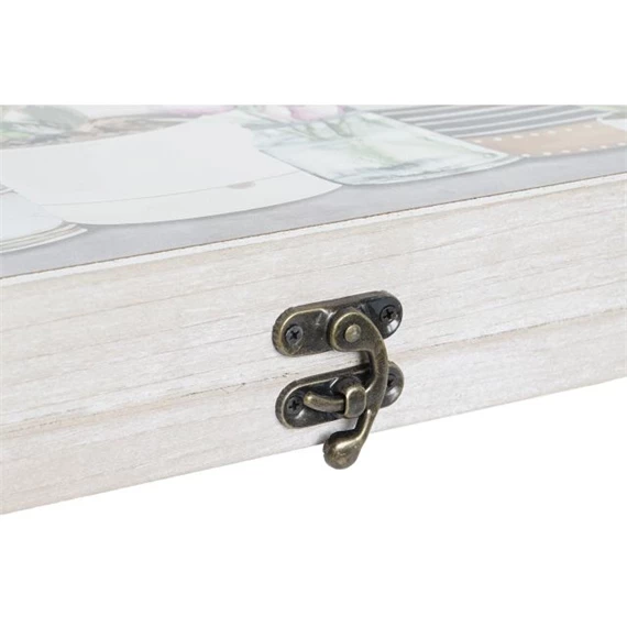 Fedődoboz növény mintás 46,5x6x31,5 cm 2 féle