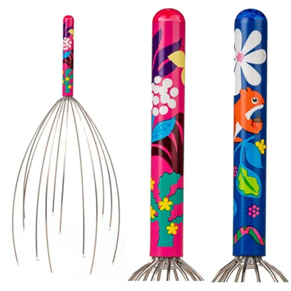 Fejmasszírozó, botanikus 3,75x9,25 cm