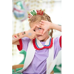 Fejpánt ho ho ho!, mix, 17,5x20 cm