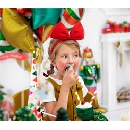 Fejpánt masni piros 18x21 cm