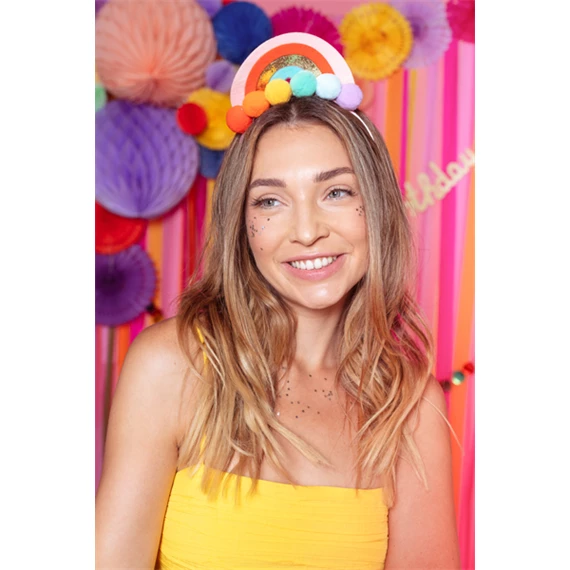 Fejpánt szivárvány mix 14x19,5 cm