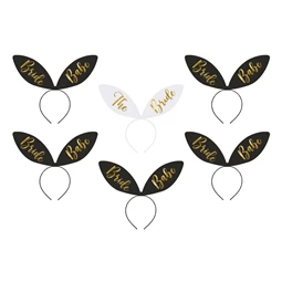 Fejpántok bride squad, 15x29 cm, mix S/6