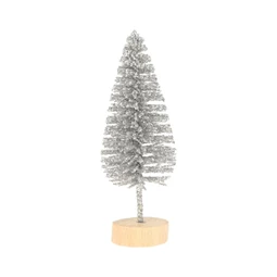 Fenyő dekoráció mini, glitteres 6 cm S/8