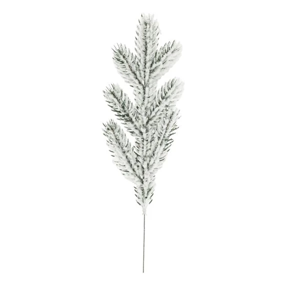 Fenyőág havas, 7 ággal 26 cm
