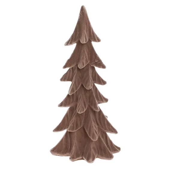 Fenyőfa flokkolt 12x9x27 cm