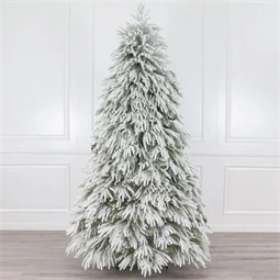 Fenyőfa talppal, havas, 1173 ággal 270 cm