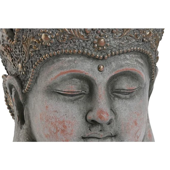 Figura Buddha fej 19,5x19,5x35,5 cm