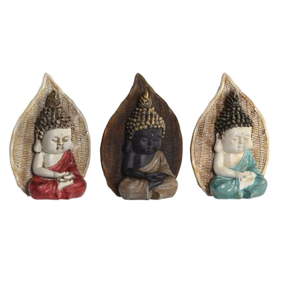 Figura Buddha 16,5x7,5x22,5 cm 3 féle