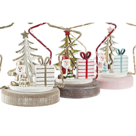 Figura LED-es csillag 13x7x14 cm 3 féle