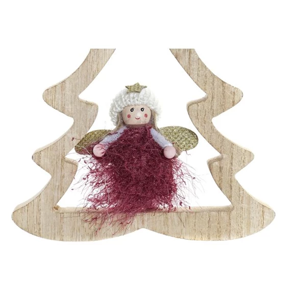 Figura LED-es fenyőfa 16x2,5x18 cm 2 féle