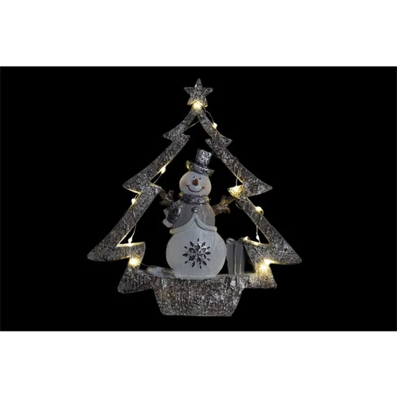 Figura LED-es fenyőfa 21,5x5x23,5 cm