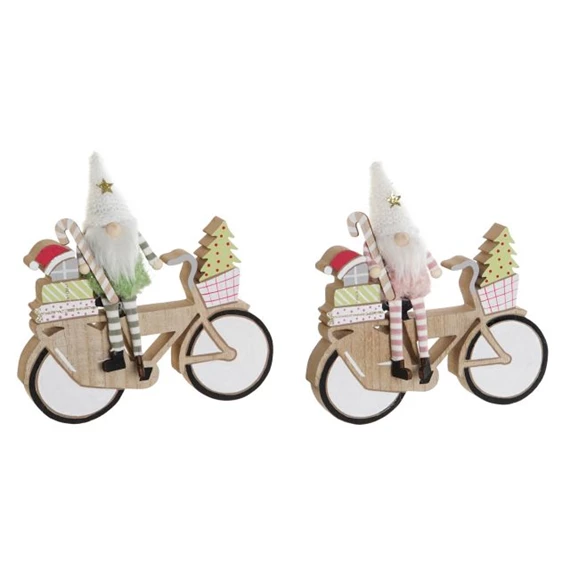 Figura bicikli 21x2x21 cm 2 féle
