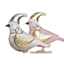 Figura madár 12,5x3x17,5 cm 2 féle