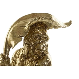 Figura majom levélen 16,5x10,6x22,5 cm