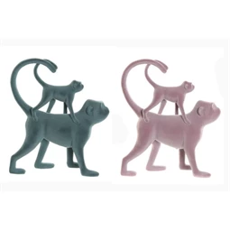 Figura majom 22,5x8x27,5 cm 2 féle