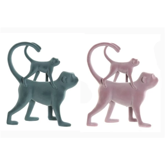 Figura majom 22,5x8x27,5 cm 2 féle