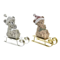 Figura medve 10x4x9,5 cm 2 féle