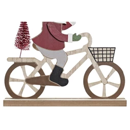 Figura mikulás 24x4,5x25 cm 2 féle