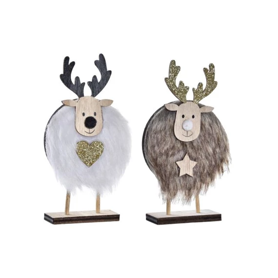 Figura rénszarvas 6,8x3x15 cm 2 féle