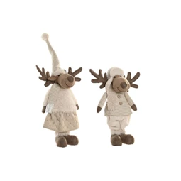 Figura rénszarvas, teleszkópos 20x14x82 cm 2 féle