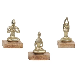 Figura yoga 6x6x16 cm 3 féle