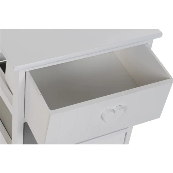 Fiókos szekrény szív alakú fogantyúval 40x29x58 cm