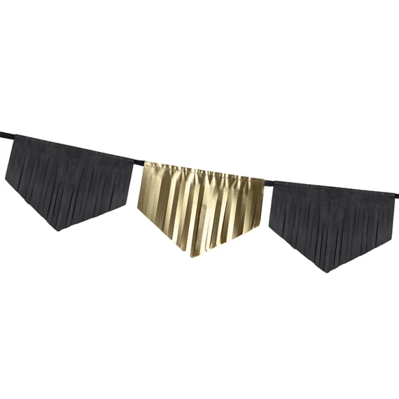 Fodros bojt girland vegyes 3 m