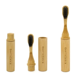 Fogkefe bambuszból, utazó szett