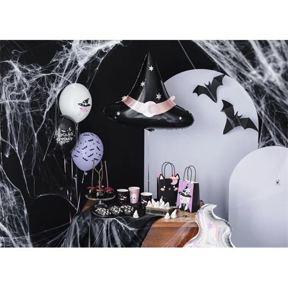 Fólia lufi boszorkány kalap 66,5x57,5 cm mix