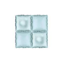 Fólia lufi függöny kétoldalas négyzet, ködös kék, 35x35 cm S/4