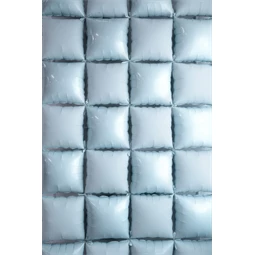 Fólia lufi függöny kétoldalas négyzet, ködös kék, 35x35 cm S/4