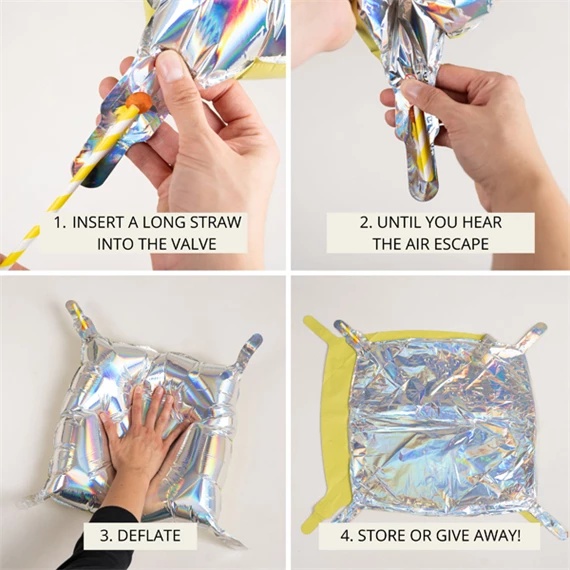 Fólia lufi függöny kétoldalas négyzet, ködös kék, 35x35 cm S/4