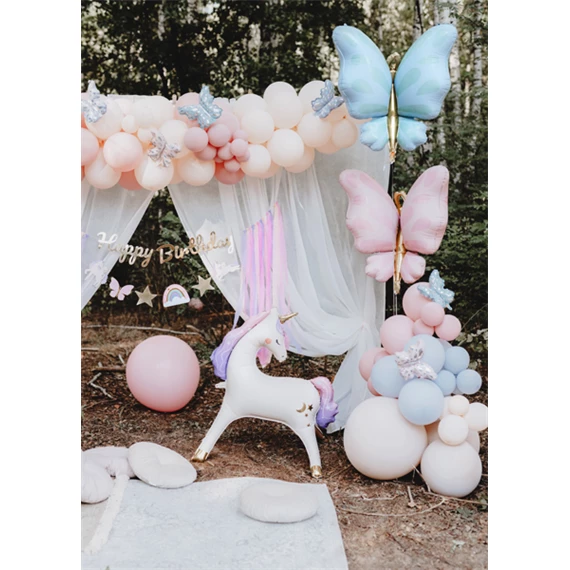 Fólia lufi girlandhoz pillangók, mix, 19x23 cm S/21