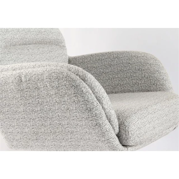 Forgószék szett lábtartóval 72x78x83 cm S/2