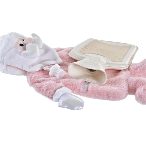 Forróvizes palack mikulás és hóember 30x43x10 cm 2 féle